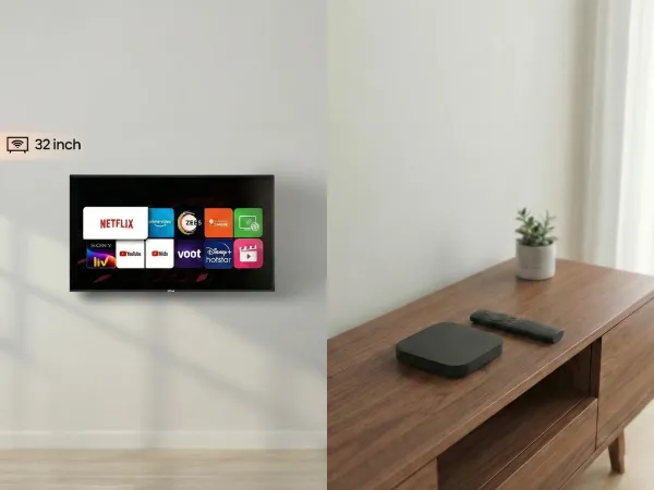 32 Inches TV with Media Streaming Device